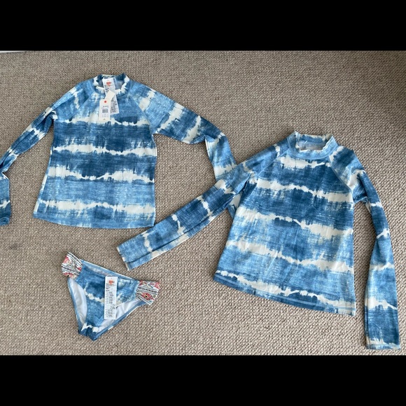 Billabong Other - TWO Billabong rash guards and ONE matching bottom